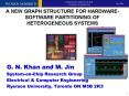 A NEW GRAPH STRUCTURE FOR HARDWARE-SOFTWARE PARTITIONING OF HETEROGENEOUS SYSTEMS PowerPoint PPT Presentation
