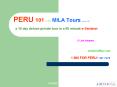 PERU 101 with MILA Tours since 1981 a 10 day deluxe private tour in a 60 minute eSeminar PowerPoint PPT Presentation