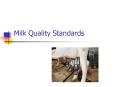 Milk Quality Standards PowerPoint PPT Presentation