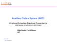 Auxiliary Optics System (AOS) PowerPoint PPT Presentation