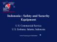 Indonesia : Safety and Security Equipment PowerPoint PPT Presentation