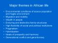 Major themes in African life PowerPoint PPT Presentation