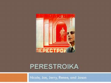 Perestroika