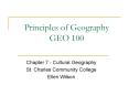 Principles of Geography GEO 100 PowerPoint PPT Presentation