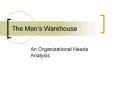 The Mens Warehouse PowerPoint PPT Presentation