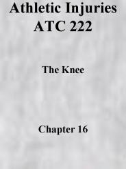 Athletic Injuries ATC 222