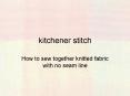 kitchener stitch PowerPoint PPT Presentation