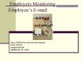Employers Monitoring Employees Email PowerPoint PPT Presentation