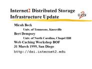 Internet2 Distributed Storage Infrastructure Update