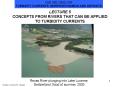CONCEPTS FROM RIVERS THAT CAN BE APPLIED TO TURBIDITY CURRENTS PowerPoint PPT Presentation