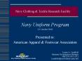 Navy Clothing PowerPoint PPT Presentation