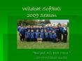 Wildcat Softball 2009 Season PowerPoint PPT Presentation