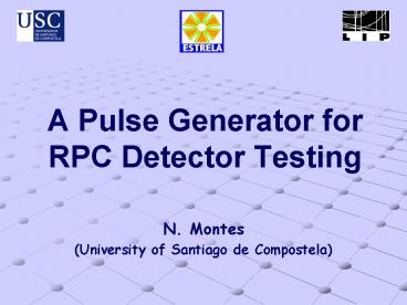 A Pulse Generator for RPC Detector Testing