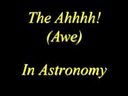 In Astronomy
