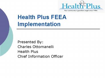 Health Plus FEEA Implementation