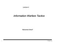 Information Warfare Tactics