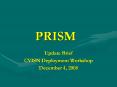 PRISM PowerPoint PPT Presentation