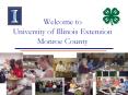 Welcome to University of Illinois Extension Monroe County PowerPoint PPT Presentation