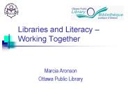 Libraries and Literacy 