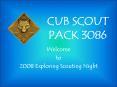 CUB SCOUT PACK 3086 PowerPoint PPT Presentation