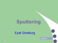 Sputtering PowerPoint PPT Presentation