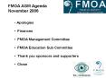 FMOA AGM Agenda PowerPoint PPT Presentation