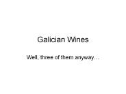 Galician Wines