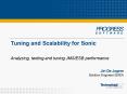 Tuning and Scalability for Sonic PowerPoint PPT Presentation