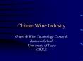 Chilean Wine Industry PowerPoint PPT Presentation