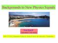 Backgrounds to New Physics Signals PowerPoint PPT Presentation