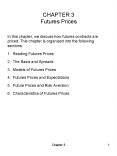 CHAPTER 3 Futures Prices PowerPoint PPT Presentation