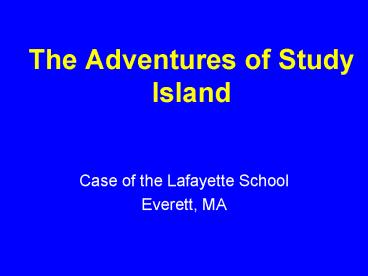 The Adventures of Study Island