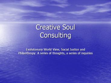 Creative Soul Consulting