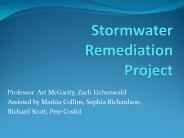 Stormwater Remediation Project