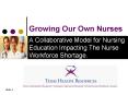 A Collaborative Model for Nursing Education Impacting The Nurse Workforce Shortage' PowerPoint PPT Presentation