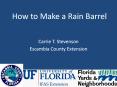 How to Make a Rain Barrel PowerPoint PPT Presentation