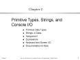 Primitive Data Types PowerPoint PPT Presentation