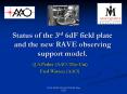 Status of the 3rd 6dF field plate and the new RAVE observing support model' PowerPoint PPT Presentation