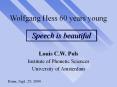 Wolfgang Hess 60 years young PowerPoint PPT Presentation