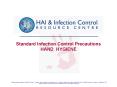 Standard Infection Control Precautions HAND HYGIENE PowerPoint PPT Presentation