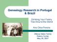 Genealogy Research in Portugal PowerPoint PPT Presentation