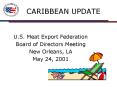 CARIBBEAN UPDATE PowerPoint PPT Presentation