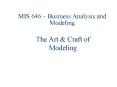 MIS 646 Business Analysis and Modeling PowerPoint PPT Presentation