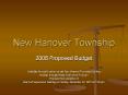 New Hanover Township PowerPoint PPT Presentation