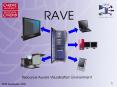 RAVE: Resource-Aware Visualization Environment Dr. Ian J. Grimstead Prof. Nick J. Avis Prof. David W. Walker Cardiff School of Computer Science Cardiff, Wales, UK PowerPoint PPT Presentation
