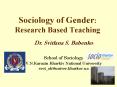 Sociology of Gender: Research Based Teaching PowerPoint PPT Presentation