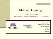 Milliken Lagrange ISYE 6203 PROJECT 
