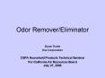 Odor RemoverEliminator PowerPoint PPT Presentation
