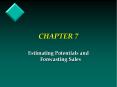 Estimating Potentials and Forecasting Sales PowerPoint PPT Presentation