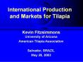 International Production and Markets for Tilapia PowerPoint PPT Presentation